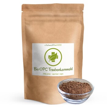 Bio OPC Traubenkernmehl 500 g