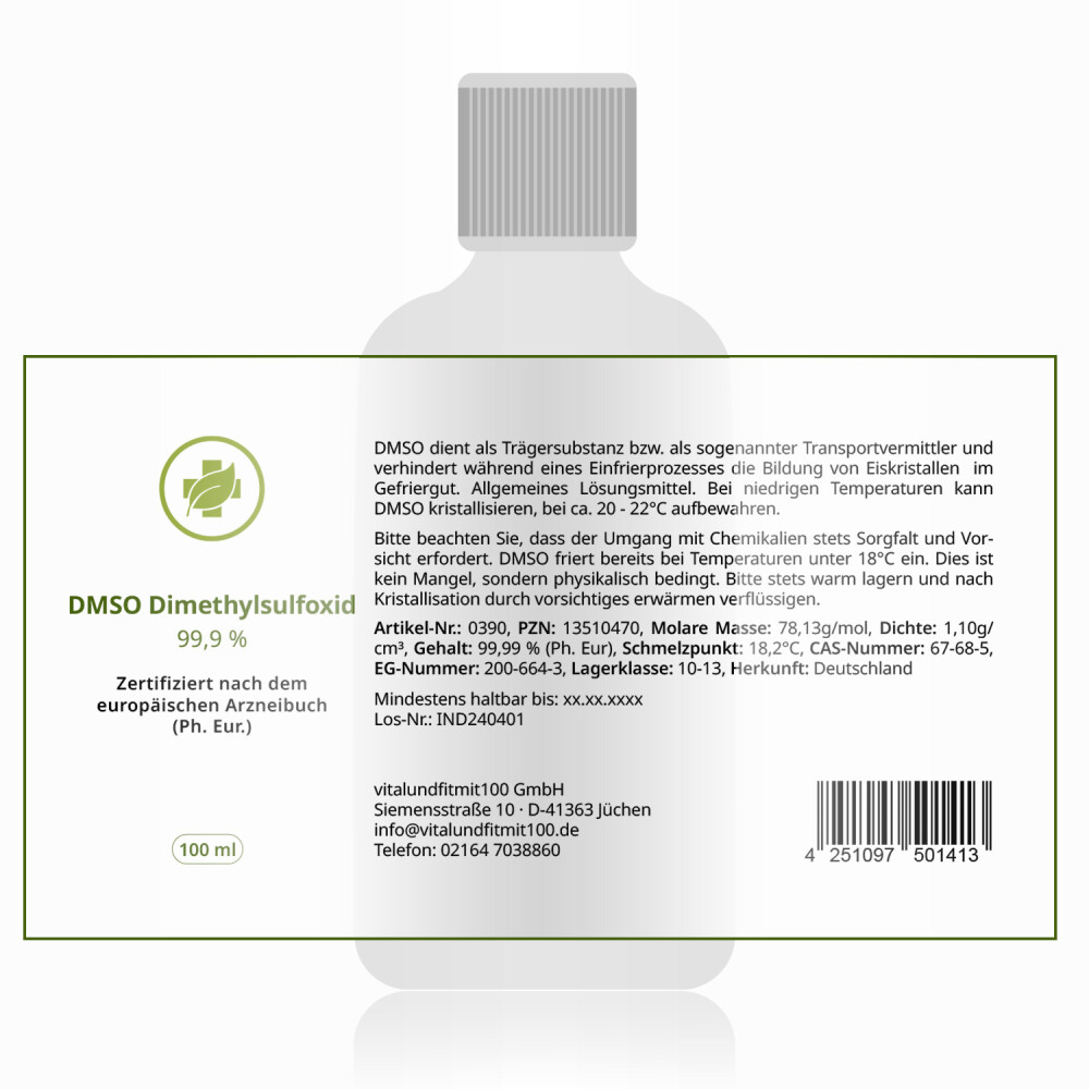 DMSO 3 kaufen, 1 gratis dazu