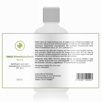DMSO 3 kaufen, 1 gratis dazu