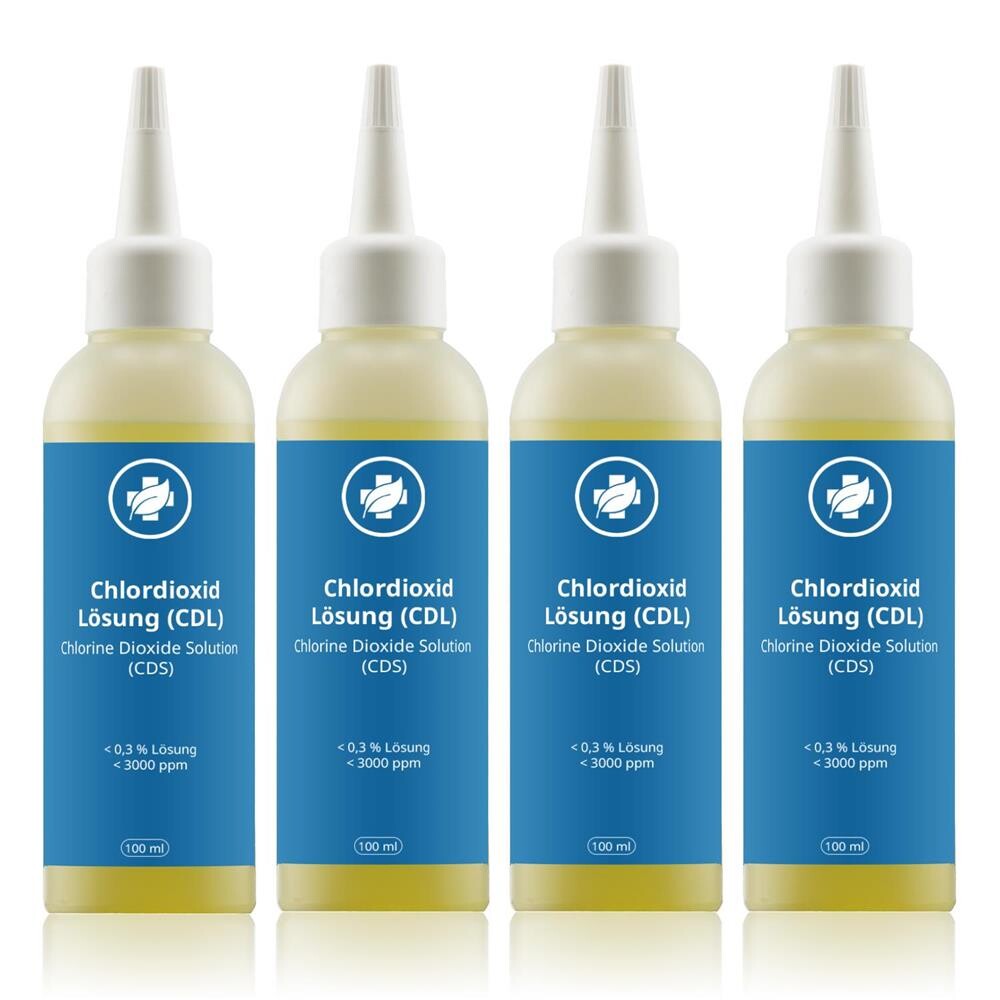 Chlordioxid Lösung CDS / CDL 0,3% 100 ml HDPE 3+1 gratis