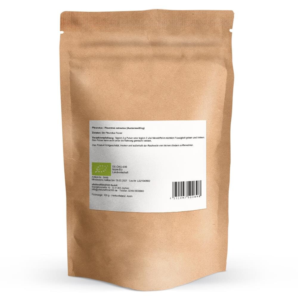 Bio Pleurotus Pulver 100 g
