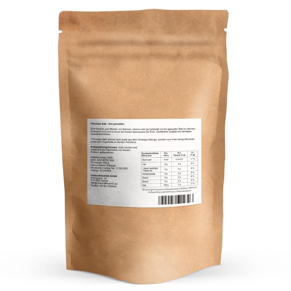 Himalaya Kristallsalz fein gemahlen 500 g