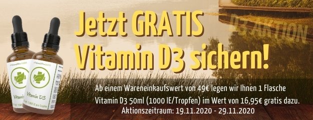 JETZT VITAMIN D3 GRATIS SICHERN! Vitamin D3 Aktion